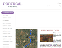 Tablet Screenshot of portugalwinetravel.com